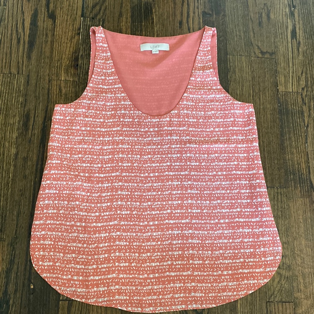 LOFT pink tank top - size XS
